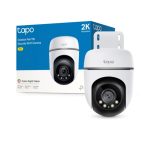 Cámara TPLINK de Vigilancia Wi-Fi de 360 Grados para Exteriores con Vista 2K y Detección IA