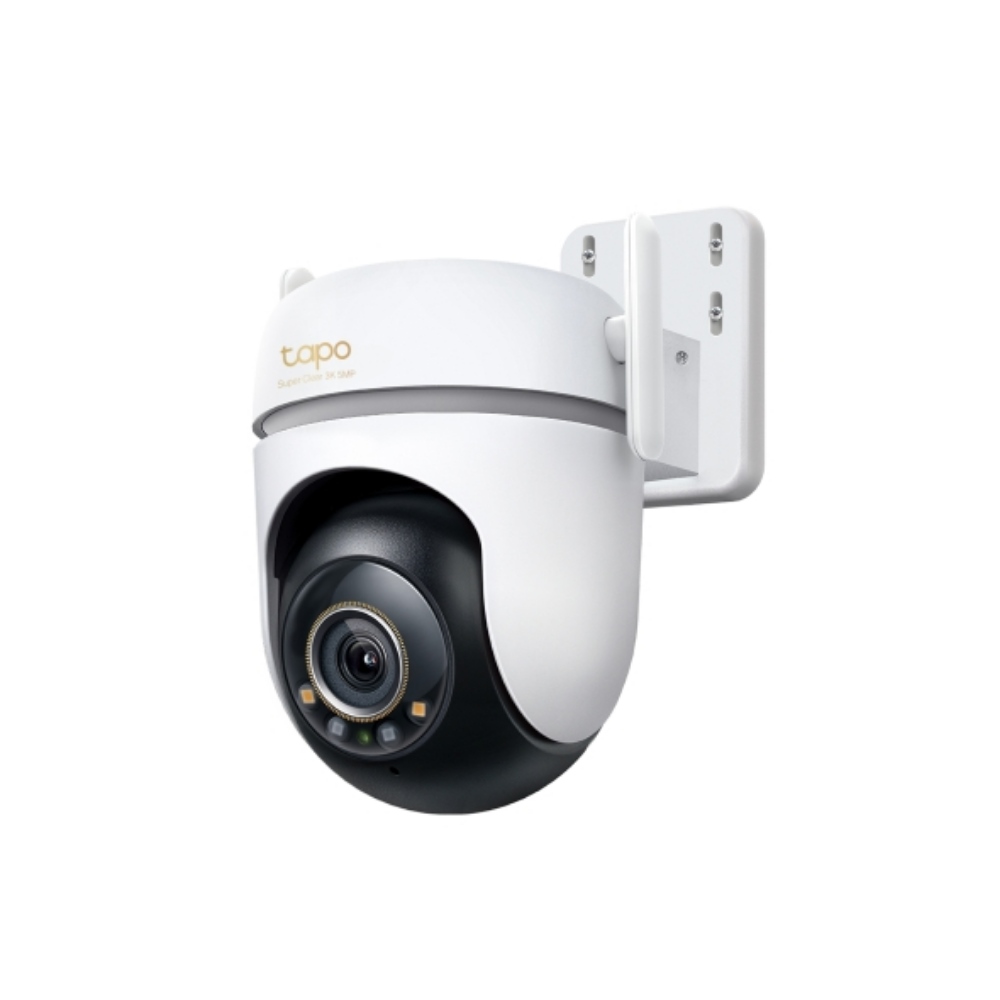 Cámara TPLINK de seguridad Wi-Fi con panorámica e inclinación para exteriores Cámara TPLINK de seguridad Wi-Fi con panorámica e inclinación para exteriores