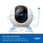 Cámara TPLINK de Vigilancia Wi-Fi de 360 Grados con Vista 2K 3MP y Detección IA
