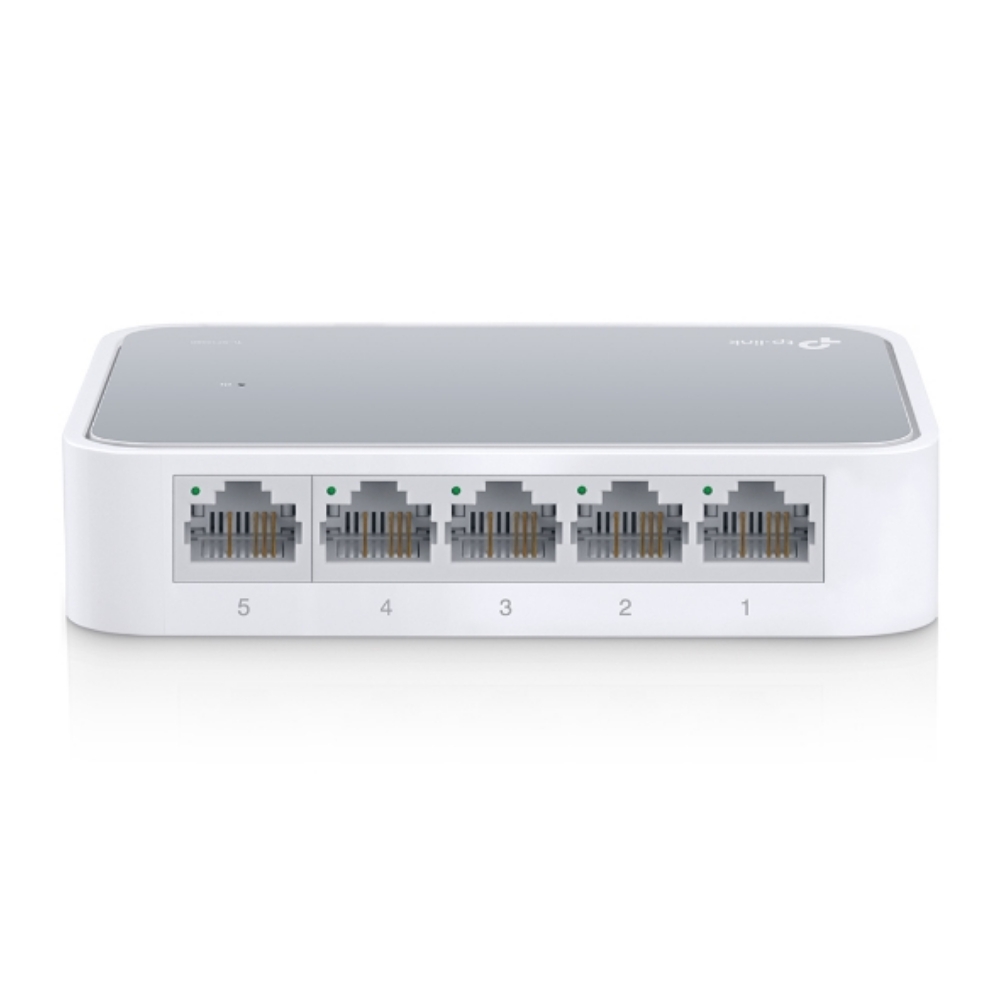 Switch de Sobremesa TPLINK con 5 Puertos a 10/100 Mbps COLOR Blanco Switch de Sobremesa TPLINK con 5 Puertos a 10/100 Mbps COLOR Blanco