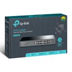 Switch TP-LINK NO Administrable con Base de Montaje / de Escritorio de 16 Puertos Gigabit