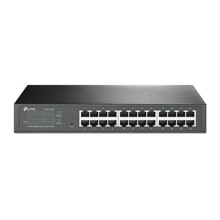 Switch TPLINK administrable de escritorio 24 puertos 10/100/1000 COLOR Negro