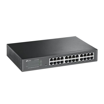 Switch TPLINK administrable de escritorio 24 puertos 10/100/1000 COLOR Negro