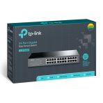 Switch TPLINK administrable de escritorio 24 puertos 10/100/1000 COLOR Negro