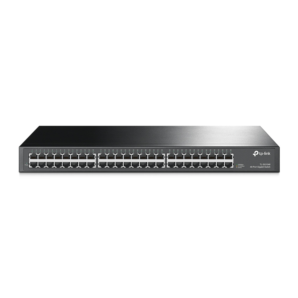 Switch TP-LINK NO Administrable 48 Puertos RJ45 de 10/100/1000Mbps COLOR Negro Switch TP-LINK NO Administrable 48 Puertos RJ45 de 10/100/1000Mbps COLOR Negro