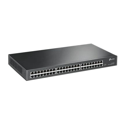 Switch TP-LINK NO Administrable 48 Puertos RJ45 de 10/100/1000Mbps COLOR Negro