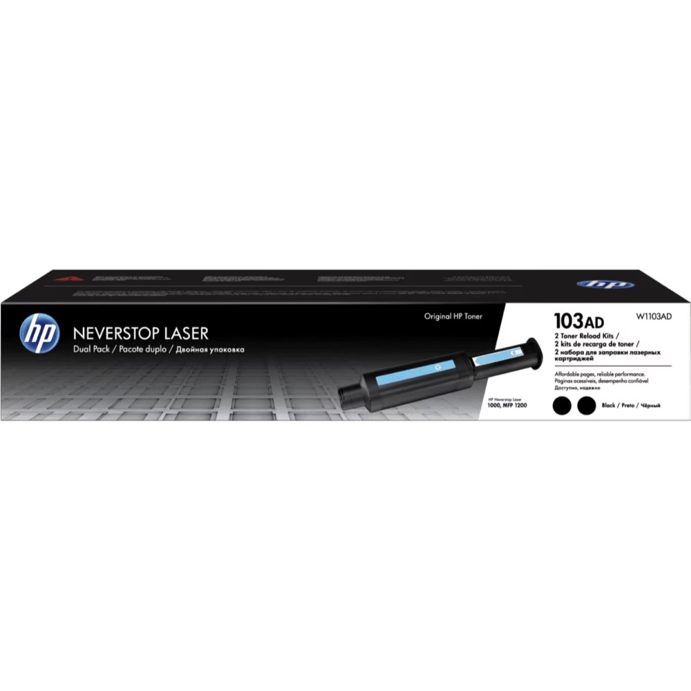 Kit Hp Regarga De Toner Negro Neverstop Laser 1000, 1200 2.500 Pag X 2 Unidades Kit Hp Regarga De Toner Negro Neverstop Laser 1000, 1200 2.500 Pag X 2 Unidades