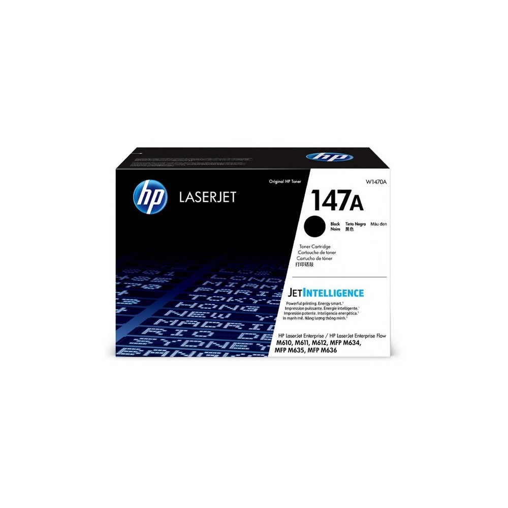 TONER HP NEGRO 147A LASERJET M610,611,612,634,635,636 10.500 PAG. TONER HP NEGRO 147A LASERJET M610,611,612,634,635,636 10.500 PAG.
