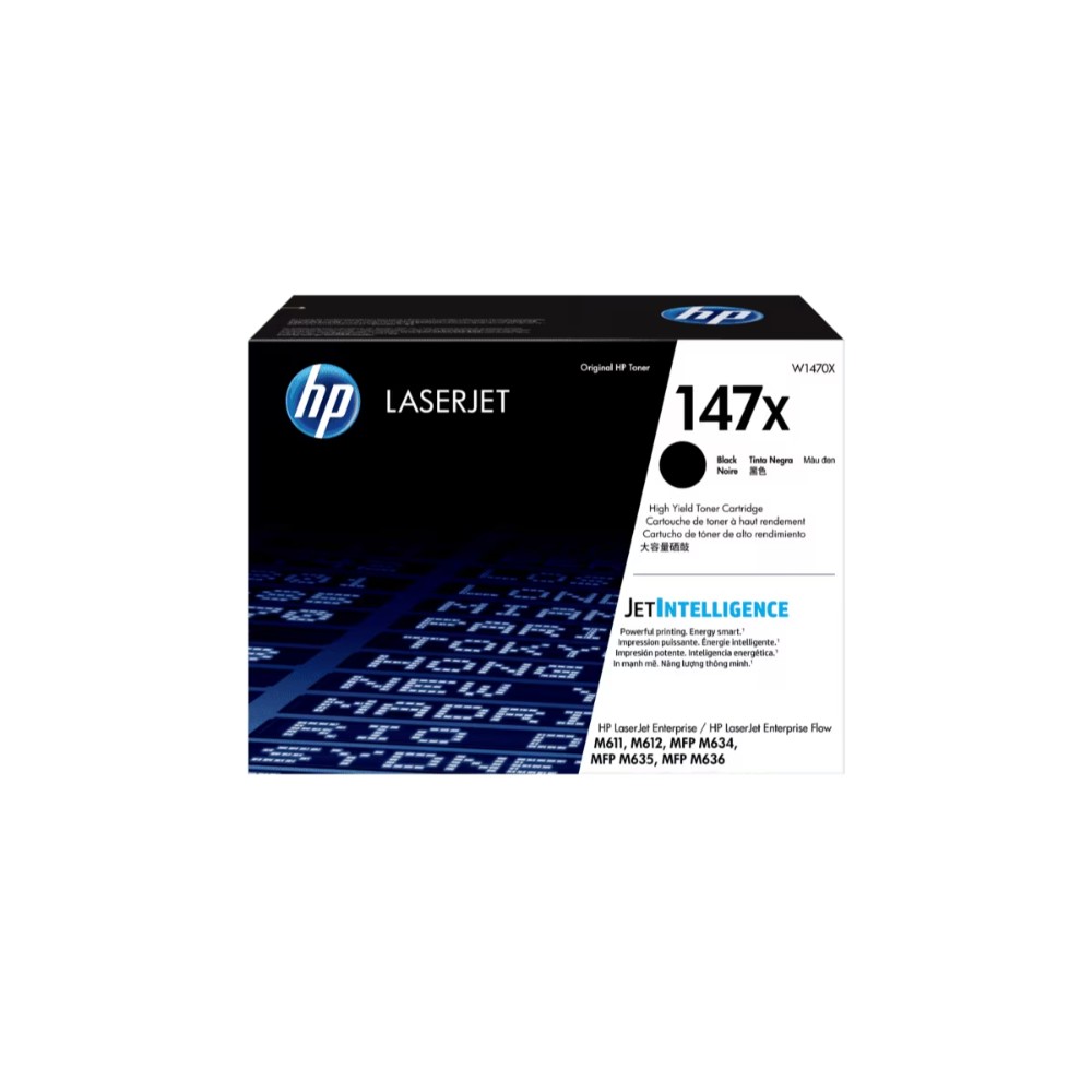 TONER HP NEGRO 147X LASERJET M611,612,634,635,636 25.200 PAG. TONER HP NEGRO 147X LASERJET M611,612,634,635,636 25.200 PAG.