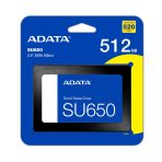Unidad de Estado Solido ADATA SU650 512GB COLOR Negro