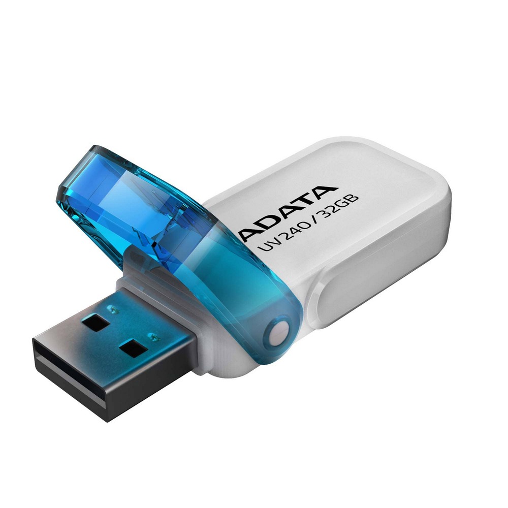 Memoria USB ADATA 2.0 Escualizable 32GB COLOR Blanca Memoria USB ADATA 2.0 Escualizable 32GB COLOR Blanca