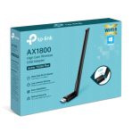 Adaptador TPLINK USB Wi-Fi 6 de doble banda de alta ganancia AX1800