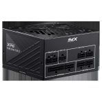 XPG CORE REACTOR II, Negro, 80+ Gold, Full Modular, 1000W, ATX 24x1, EPS 8x2, PCIE 6+2x8, MOLEXx3, 12VHPWR(12+4)x1, SATAx9, Condensador 100% Japonés, 10 Años de Garantía Limitada