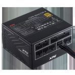 XPG CORE REACTOR II, Negro, 80+ Gold, Full Modular, 1000W, ATX 24x1, EPS 8x2, PCIE 6+2x8, MOLEXx3, 12VHPWR(12+4)x1, SATAx9, Condensador 100% Japonés, 10 Años de Garantía Limitada