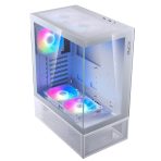 XPG INVADER X MINI, Blanco, ATX Torre Media, 3.5incx2, I/O:USB-Cx1, USBx2, HD Audiox1, Resetx1, Powerx1,Ventilador ARGB Invertido: (Topx2, Speratex2), Ventilador:(Rearx1), 2 Años de Garantía