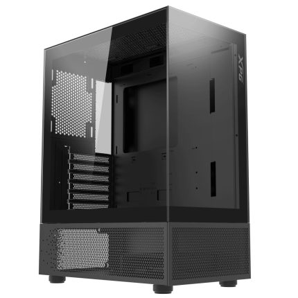 XPG VALOR AIR PLUS, Negro, ATX Torre Media, 3.5incx2, I/O: USBx2, HD Audiox1, Resetx1, Powerx1, Ventilador ARGB: (Frontalx3, Traserox1), 2 Años Garantía
