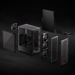 XPG VALOR AIR PLUS, Blanco, ATX Torre Media, 3.5incx2, I/O: USBx2, HD Audiox1, Resetx1, Powerx1, Ventilador ARGB: (Frontalx3, Traserox1), 2 Años Garantía
