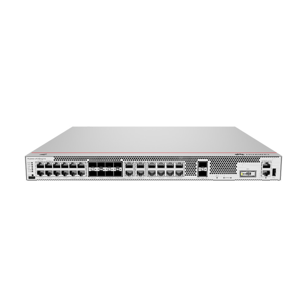 USG6000F-S200-AC Host(16*GE RJ45 + 8*GE COMBO + 2*10GE SFP+, Supporting bypass, 1*AC power, including 100 WATEWEY SSL VPN users) USG6000F-S200-AC Host(16*GE RJ45 + 8*GE COMBO + 2*10GE SFP+, Supporting bypass, 1*AC power, including 100 WATEWEY SSL VPN users)