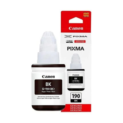 Botella de tinta Canon GI-190 Negro 6.000 paginas