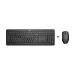 Combo Teclado + Mouse Inalámbricos HP 230 Color Negro