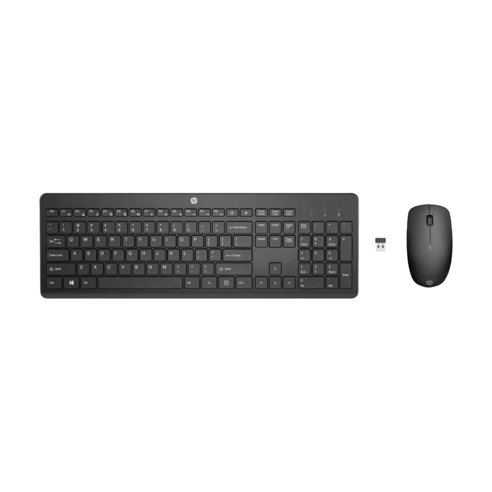 Combo Teclado + Mouse Inalámbricos HP 230 Color Negro Combo Teclado + Mouse Inalámbricos HP 230 Color Negro