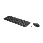 Combo Teclado + Mouse Inalámbricos HP 230 Color Negro