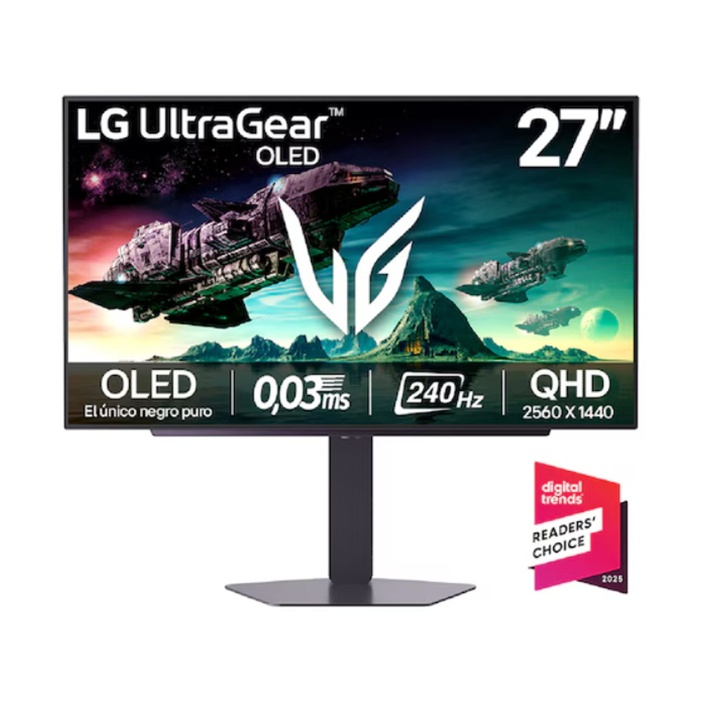 Monitor Gamer LG UltraGear GX7 27 Pulgadas OLED QHD 240Hz Monitor Gamer LG UltraGear GX7 27 Pulgadas OLED QHD 240Hz