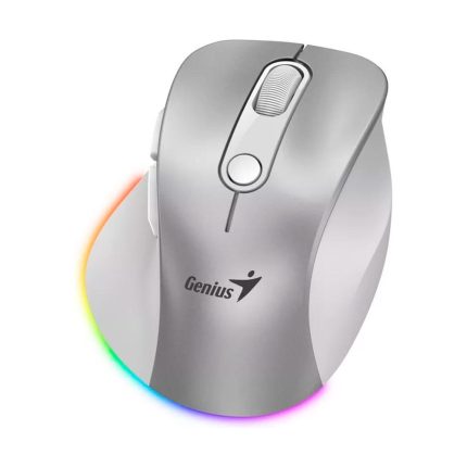 Mouse Genius ERGO 9000S Pro mini Recargable Plata