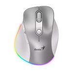 Mouse Genius ERGO 9000S Pro mini Recargable Plata