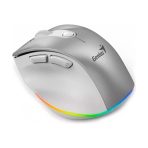 Mouse Genius ERGO 9000S Pro mini Recargable Plata