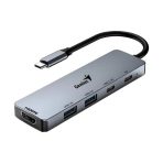 HUB DOCKING STATION CON USB TYPE-C 5 EN 1
