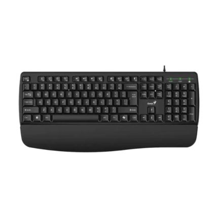 Teclado Alámbrico Genius KB-123 Color Negro con Reposamuñecas