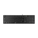 Teclado Alámbrico Genius SlimStar 126 Color Negro