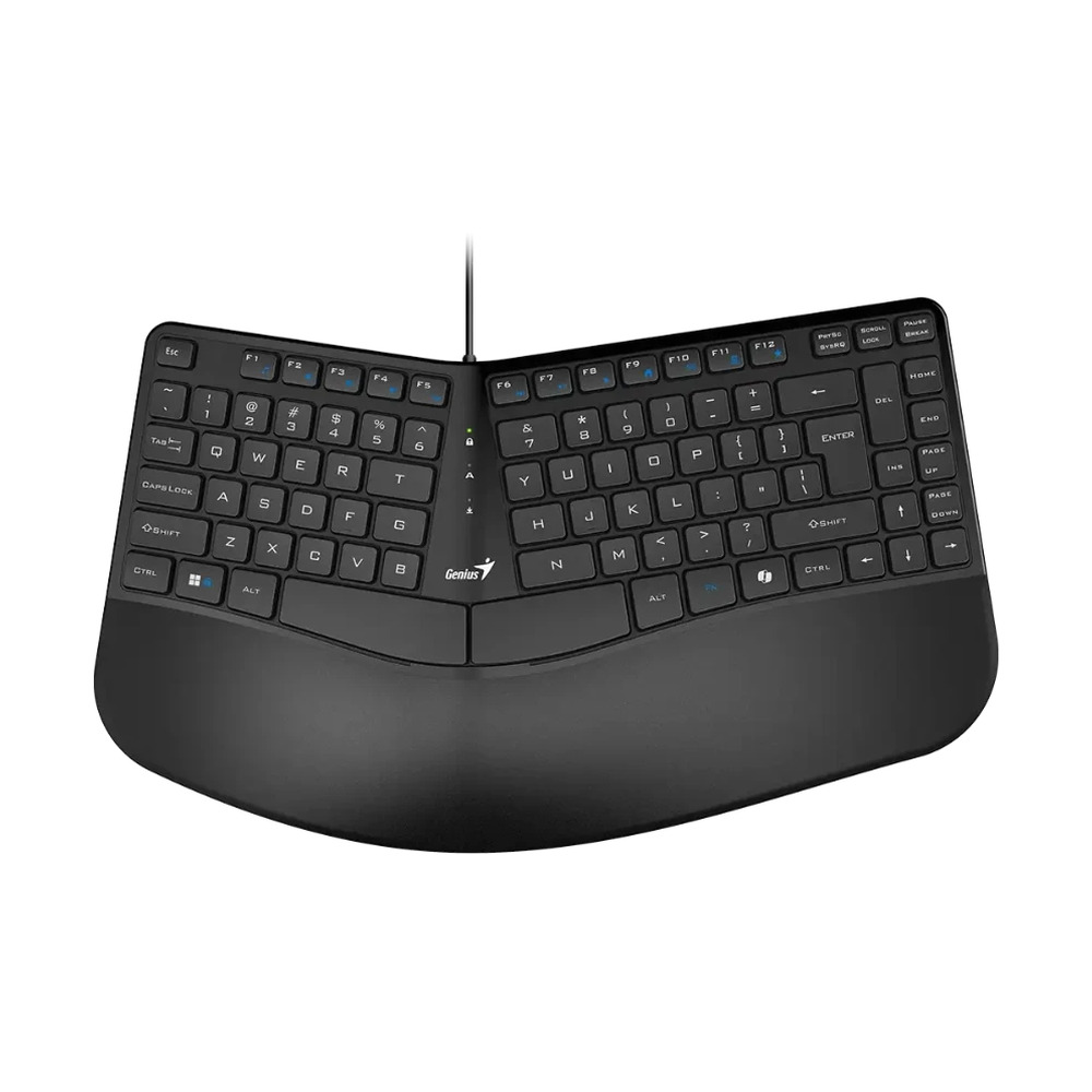 Teclado Alámbrico Ergonómico Genius Ergo KB-700 Color Negro Teclado Alámbrico Ergonómico Genius Ergo KB-700 Color Negro
