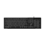 Teclado Alámbrico Genius SlimStar 820 Color Negro