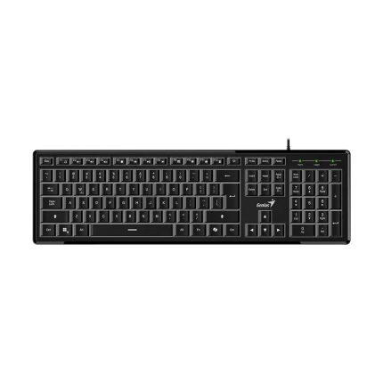 Teclado Alámbrico Genius SlimStar 820 Color Negro