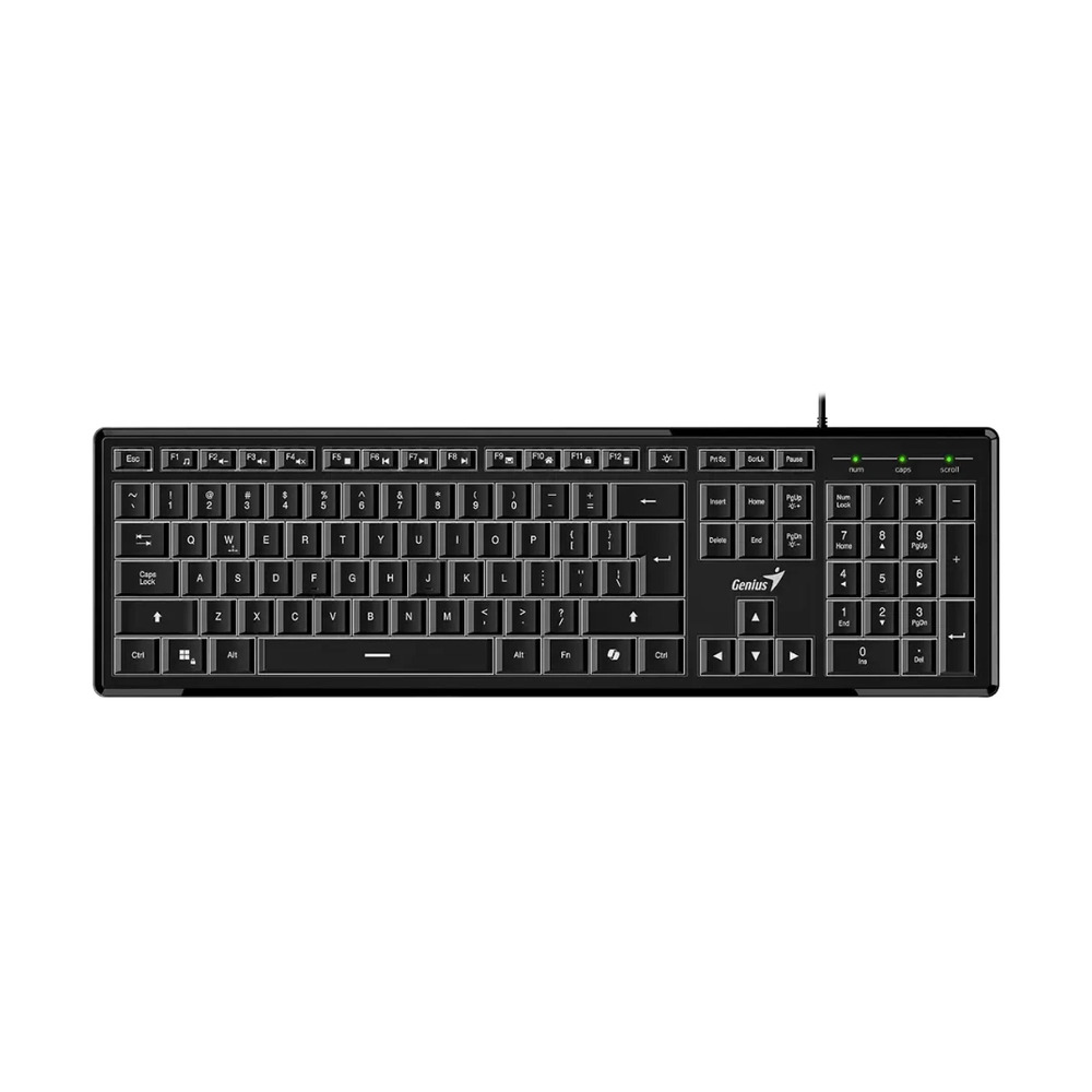 Teclado Alámbrico Genius SlimStar 820 Color Negro Teclado Alámbrico Genius SlimStar 820 Color Negro
