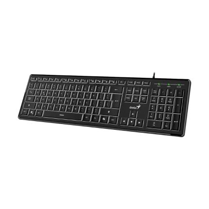 Teclado Alámbrico Genius SlimStar 820 Color Negro