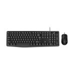 Combo Teclado + Mouse Alámbricos Genius KM-170 Color Negro