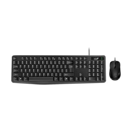 Combo Teclado + Mouse Alámbricos Genius KM-170 Color Negro