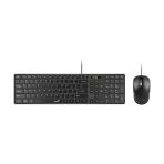 Combo Teclado + Mouse Alámbricos Genius SlimStar C126 Color Negro