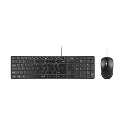 Combo Teclado + Mouse Alámbricos Genius SlimStar C126 Color Negro