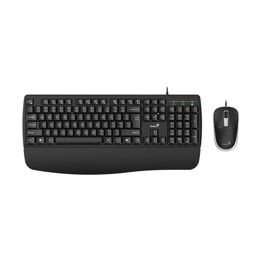 Combo Teclado + Mouse Alámbricos Genius KM-123 Color Negro Combo Teclado + Mouse Alámbricos Genius KM-123 Color Negro