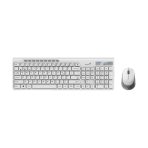 Combo Teclado + Mouse Inalámbricos Genius SlimStar 8230 Color Blanco