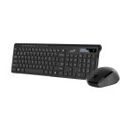 Combo Teclado + Mouse Inalámbricos Genius SlimStar 8230 Color Negro