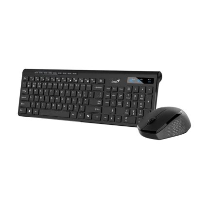 Combo Teclado + Mouse Inalámbricos Genius SlimStar 8230 Color Negro