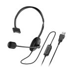Diadema monoaural Genius para PC USB HS-100U Negro