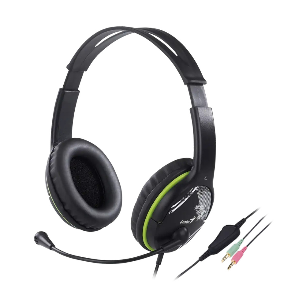 Audífonos de Diadema Genius HS-400A Alámbricos con Micrófono Audífonos de Diadema Genius HS-400A Alámbricos con Micrófono