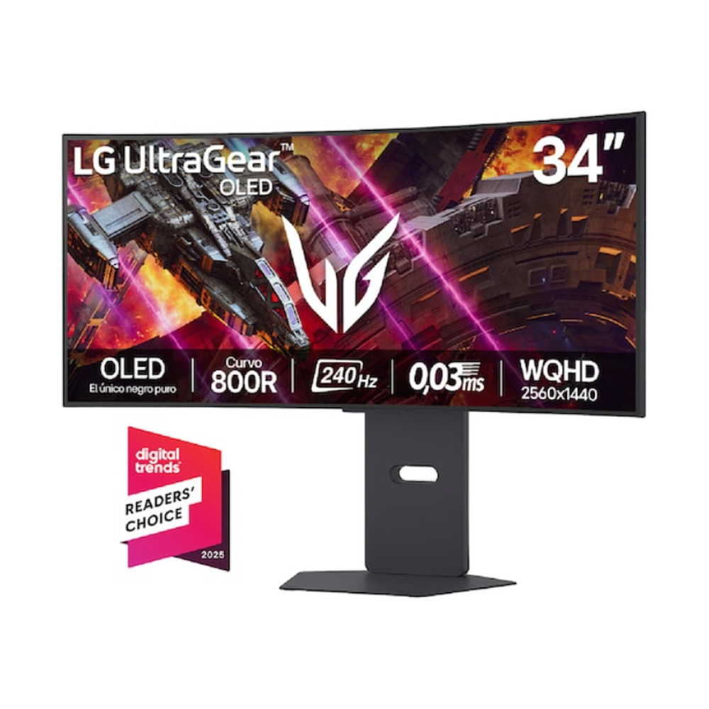 Monitor Gamer LG UltraGear 34 Pulgadas WQHD 340Hz Curvo Monitor Gamer LG UltraGear 34 Pulgadas WQHD 340Hz Curvo