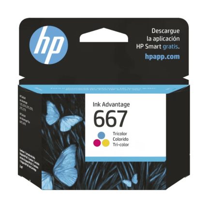 Cartucho HP Tricolor 667 Deskjet Ink Advantage